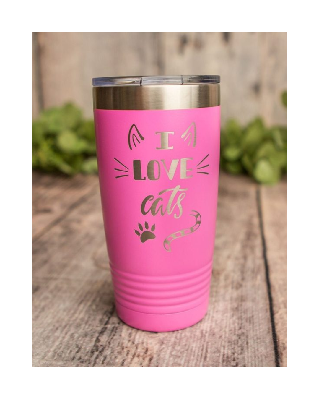 I Love Cats Engraved