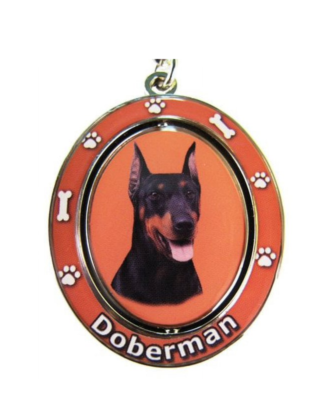 Doberman keychain