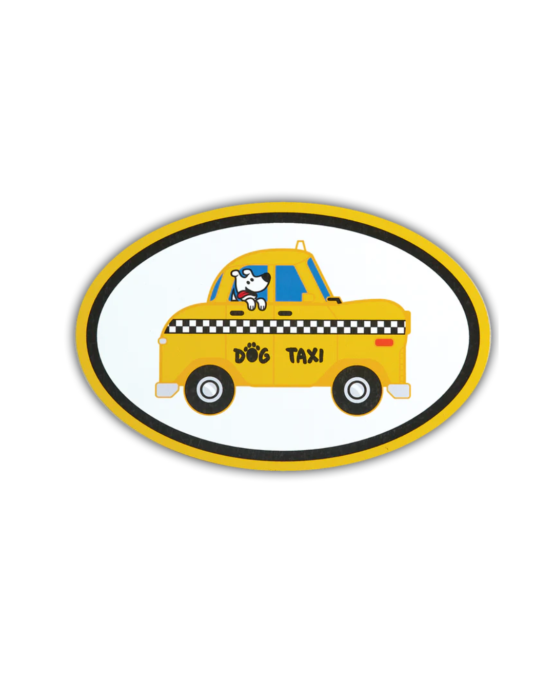 Dog Taxi Sticker