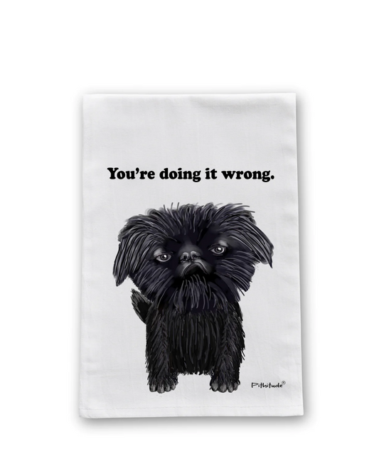 Dog Wrong Dish Towel