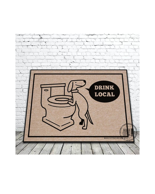 Drink Local  Doormat