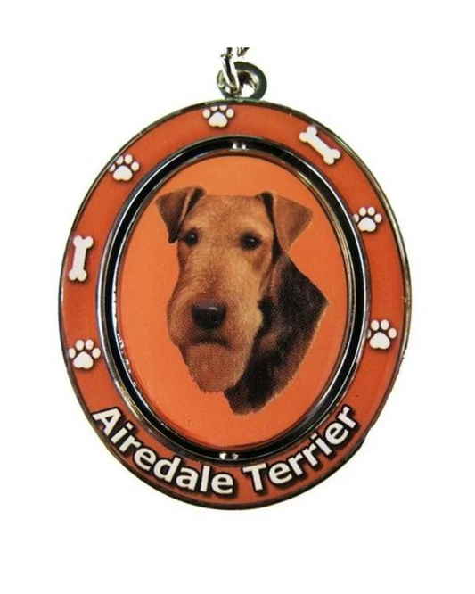 Airedale Terrier keychain