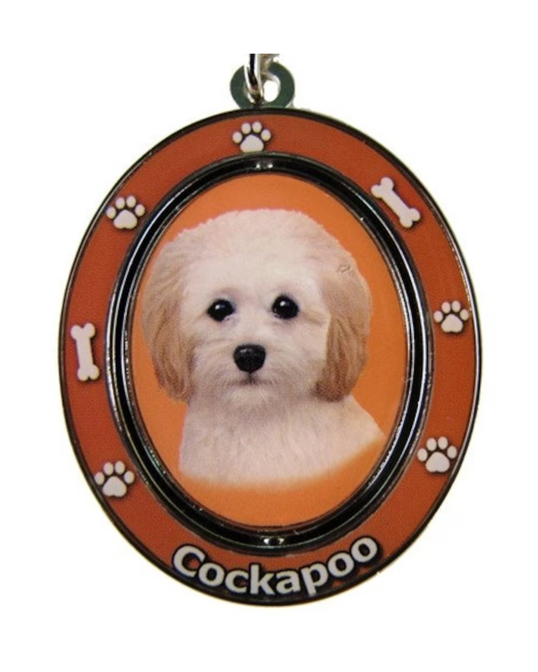 Cockapoo keychain