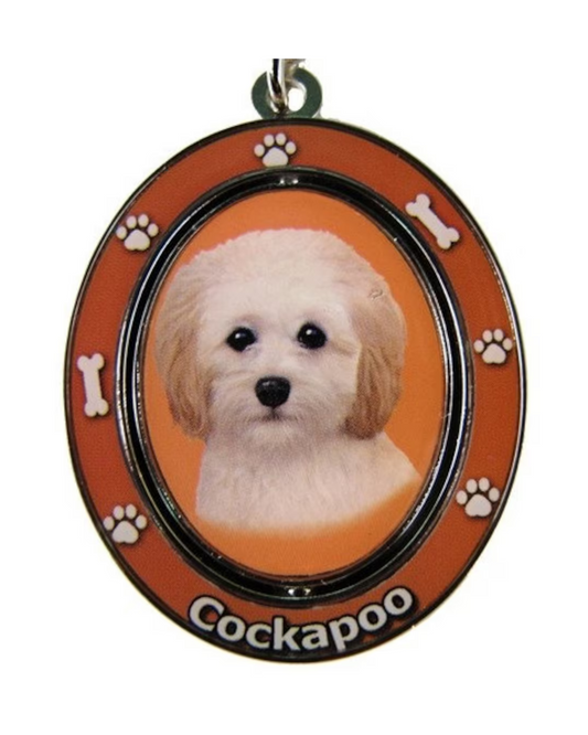 Cockapoo keychain