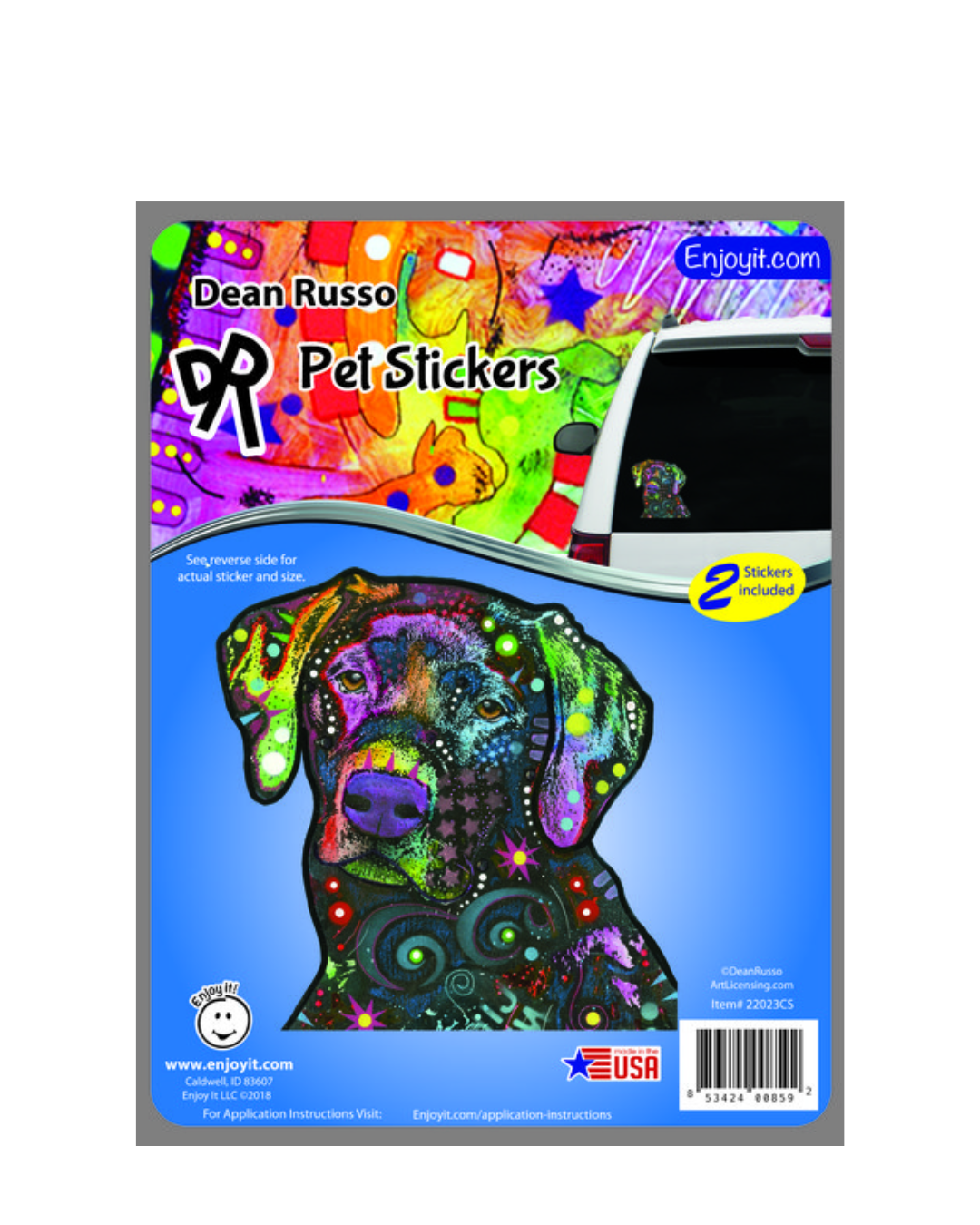 Black Lab Sticker Decal