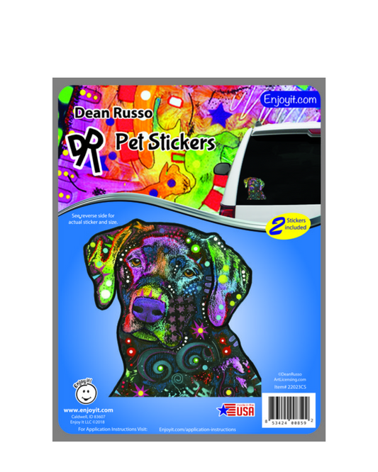 Black Lab Sticker Decal