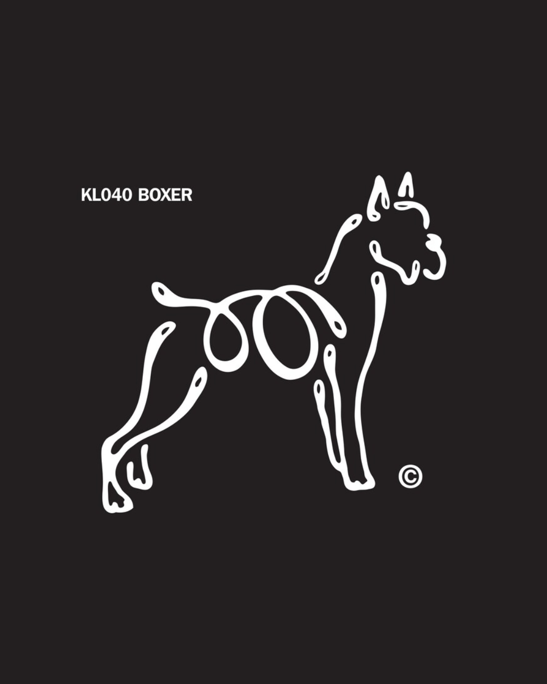 Boxer Cropped K-line W Tat Decal