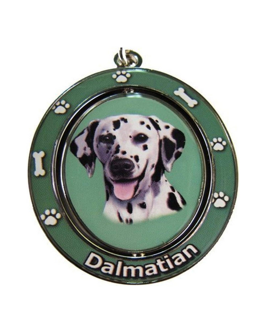 Dalmatian keychain