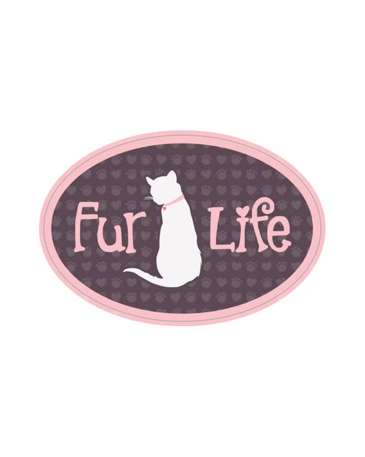 Fur Life (Cat) Sticker