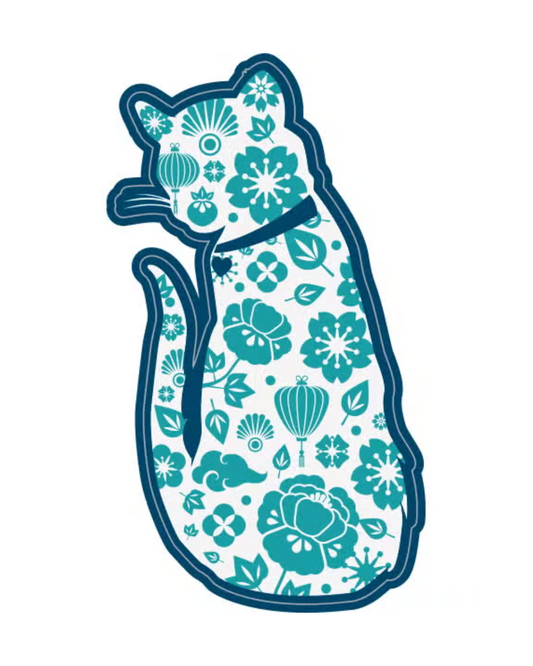 Cat Figure Sticker