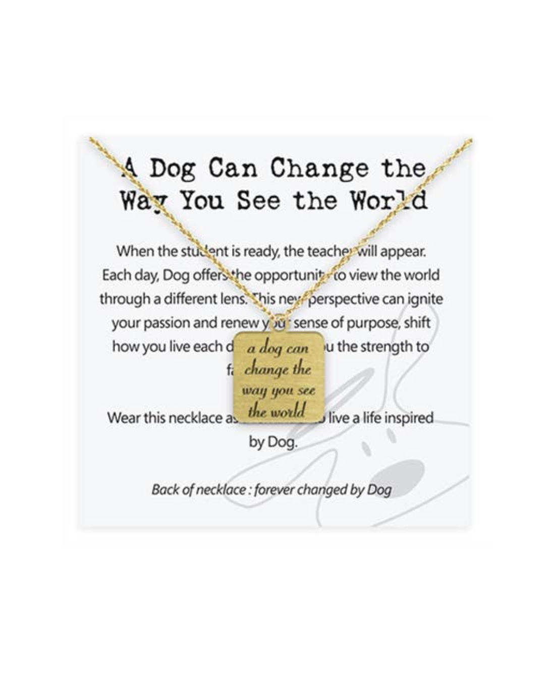 Jewelry: A Dog Can Change