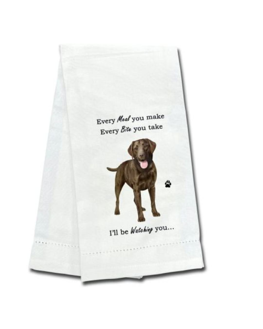 Towels Labrador chocolate