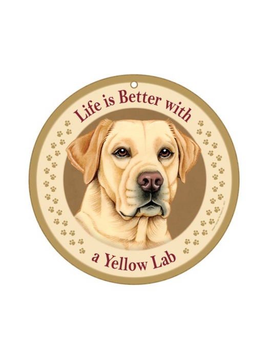 10 RDP LIB W/ a Yellow Lab