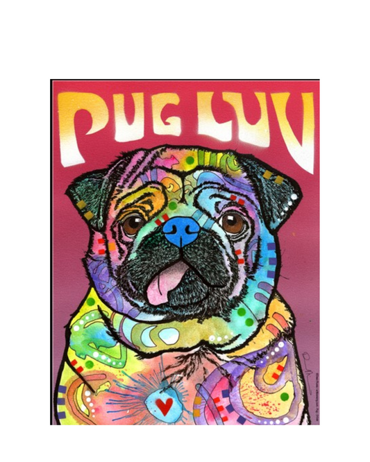 16x20 Matted Pug Luv