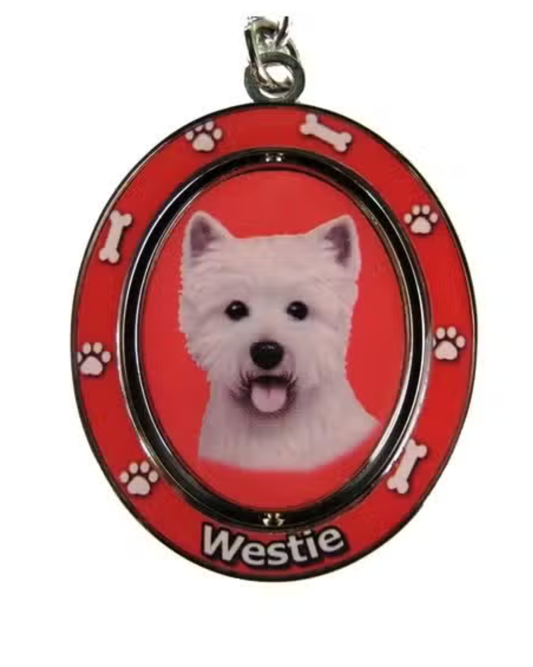 Westie keychain