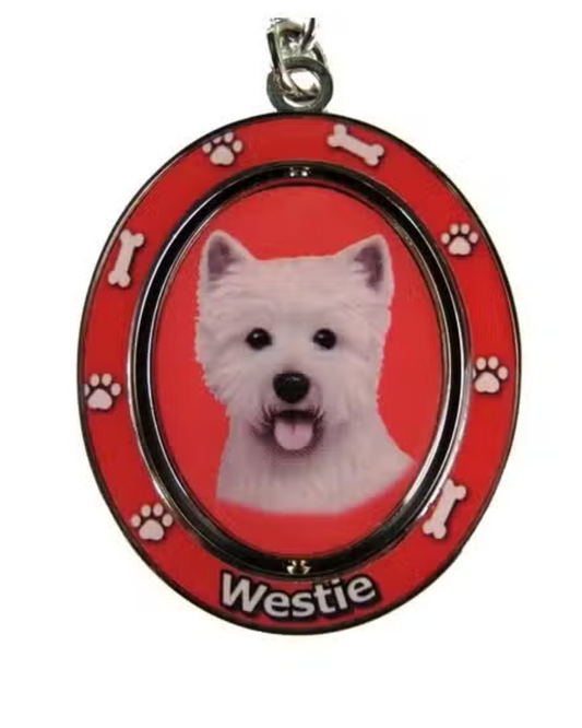 Westie keychain