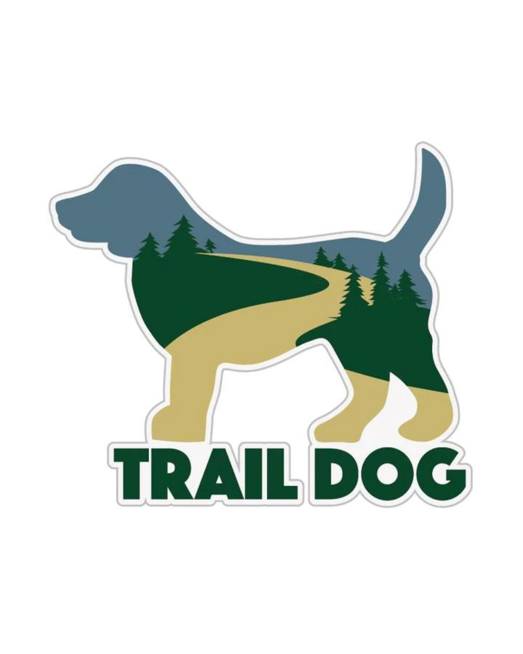 Trail Dog Sticker