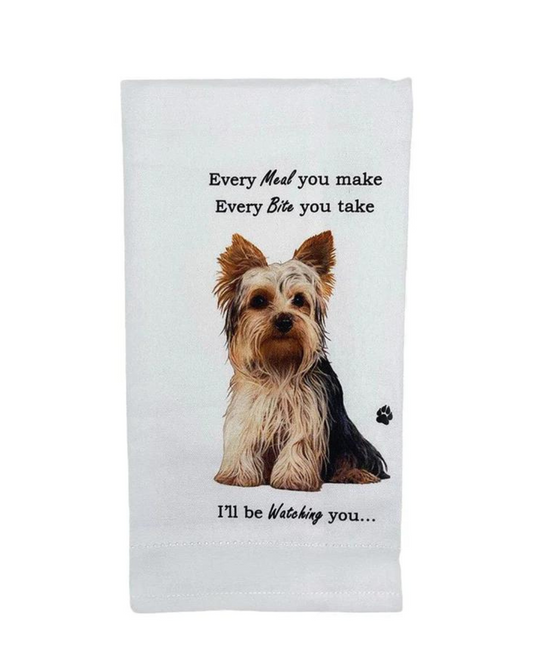 towels Yorkie