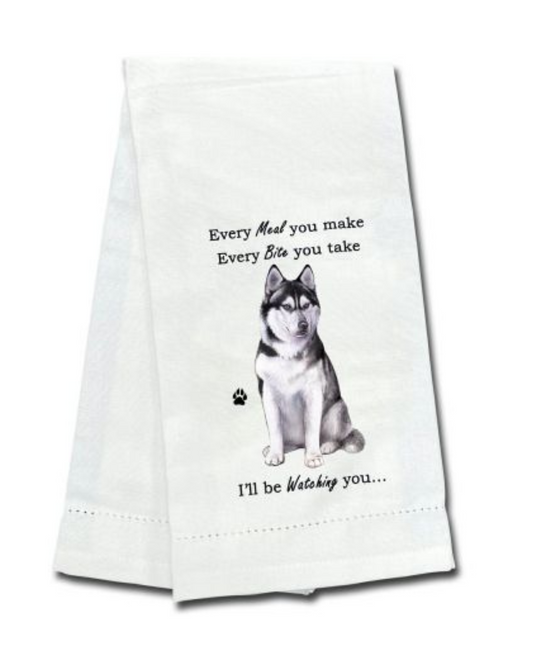 towels Siberian Husky