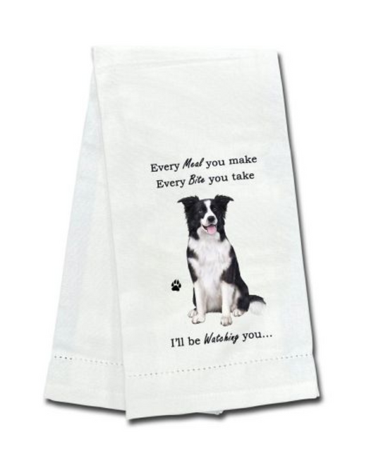 towels Border Collie