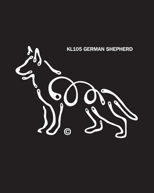 German Shepherd K-line Wn T Decal