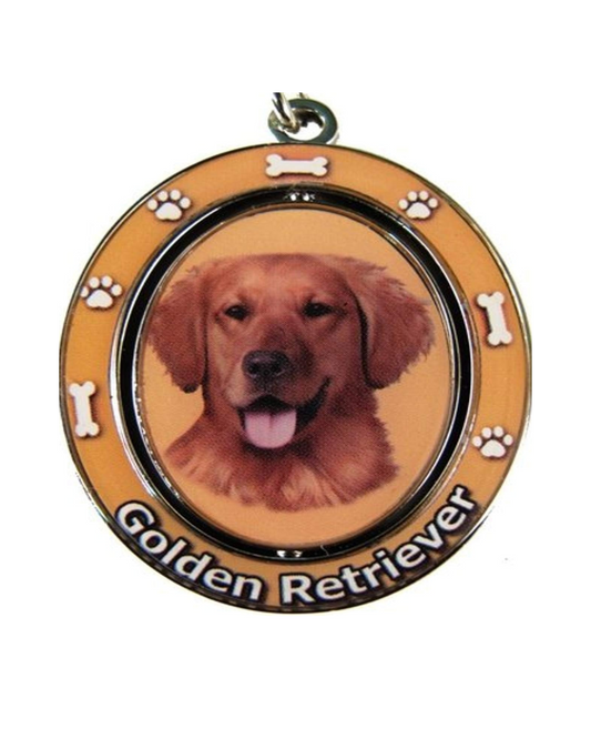 Golden Retriever keychain