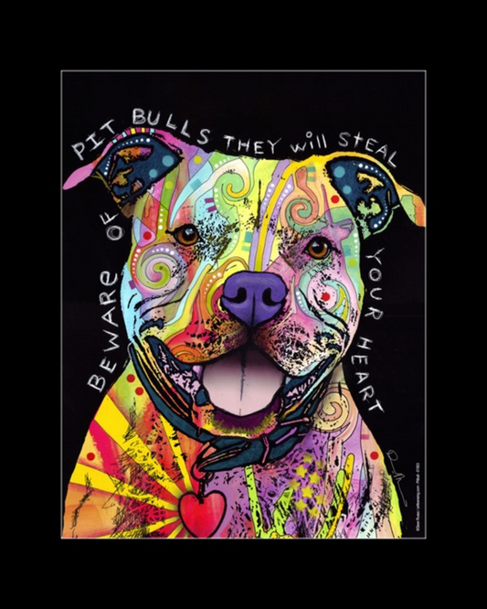 16x20 Matted Pitbull