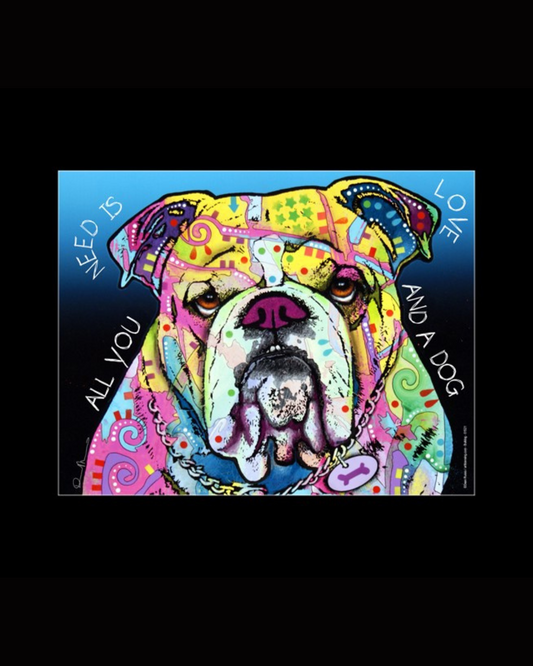 16x20 Matted Bulldog