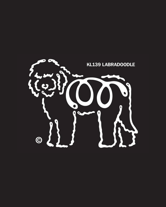 Labradoodle K-line Window T Decal