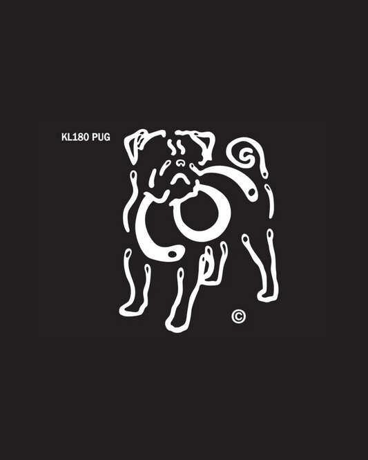 Pug K-line Window T Decal