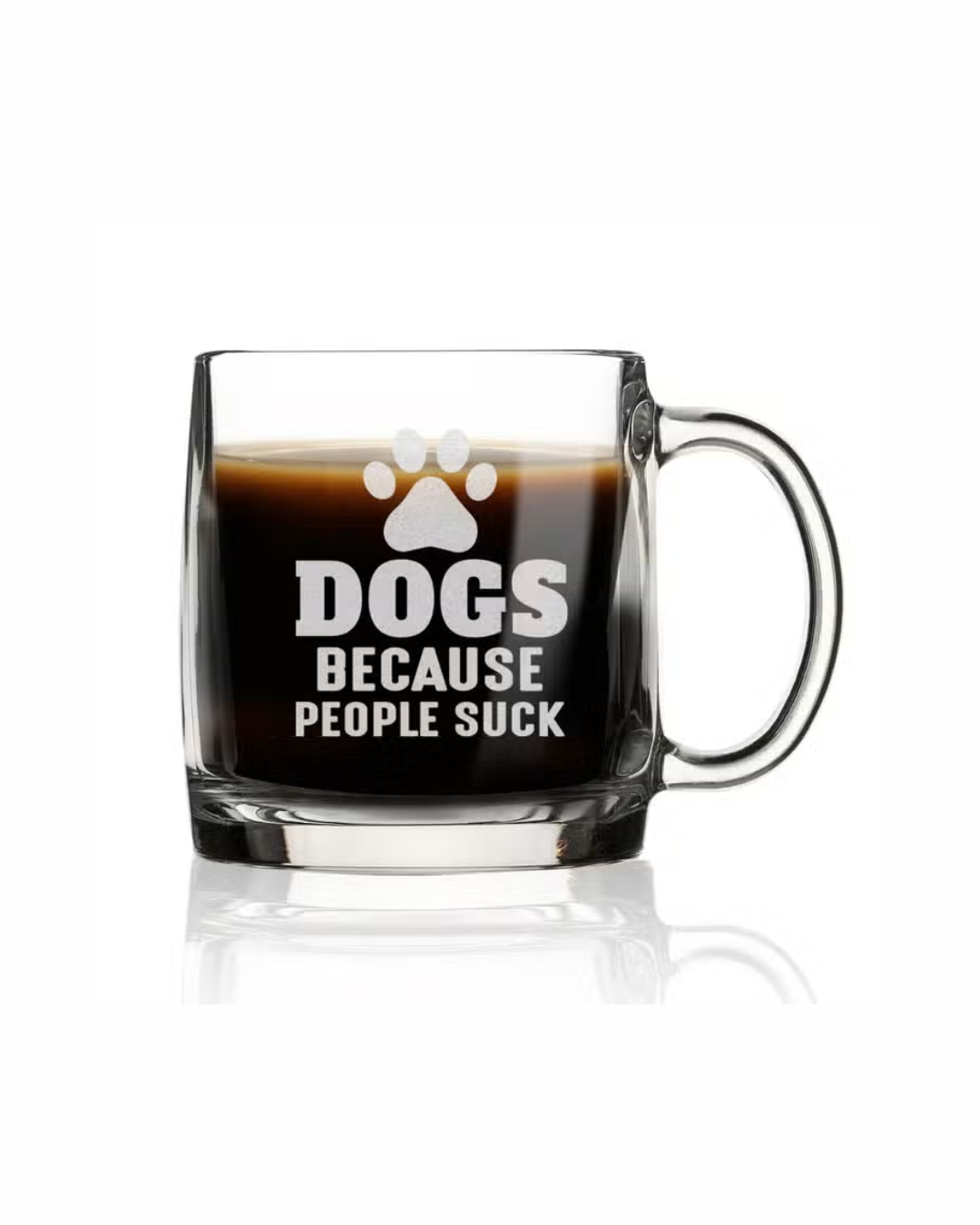 Dogs Because People Suck Mug