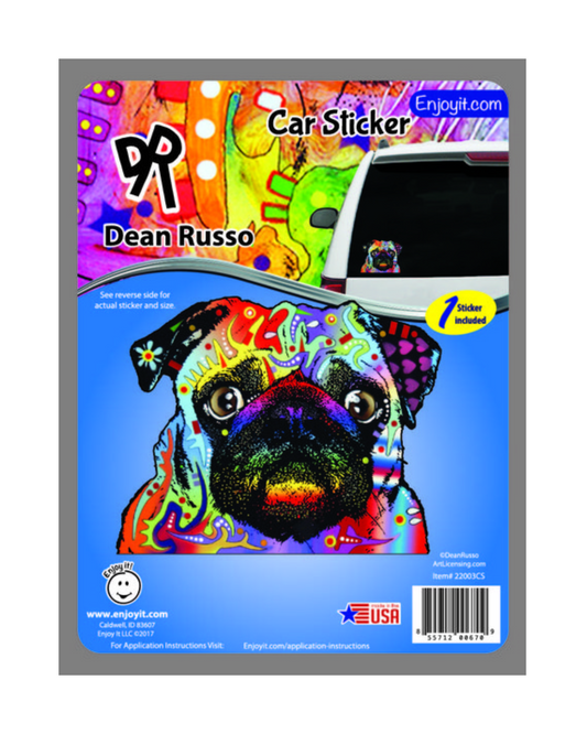 Pug Sticker Decal