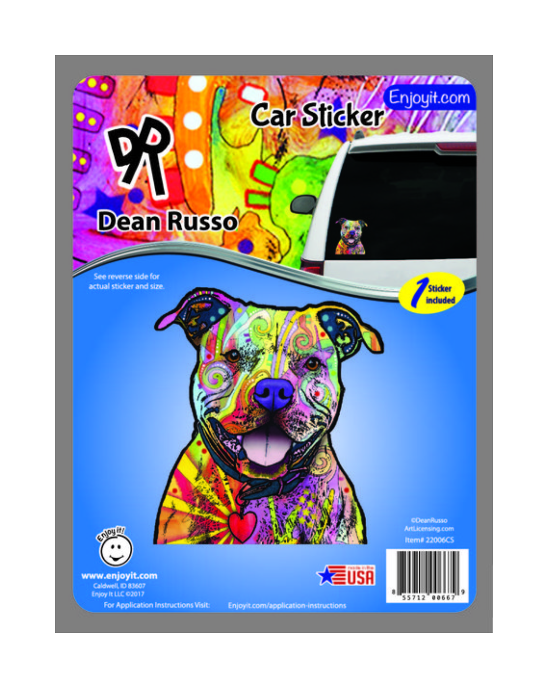 Pit Bull 2 Sticker Decal