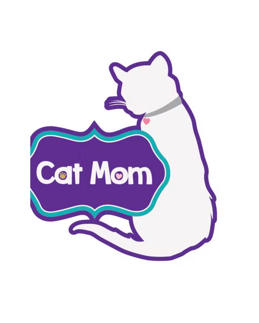 Decal Sheet Cat Mom Sticker