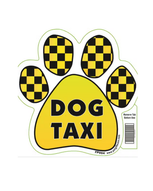 Dog Taxi Sticker