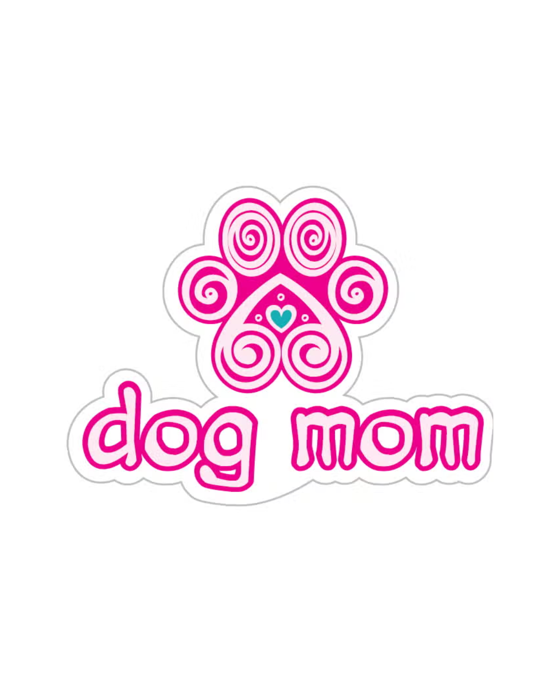 Decal Sheets Dog Mom Sticker