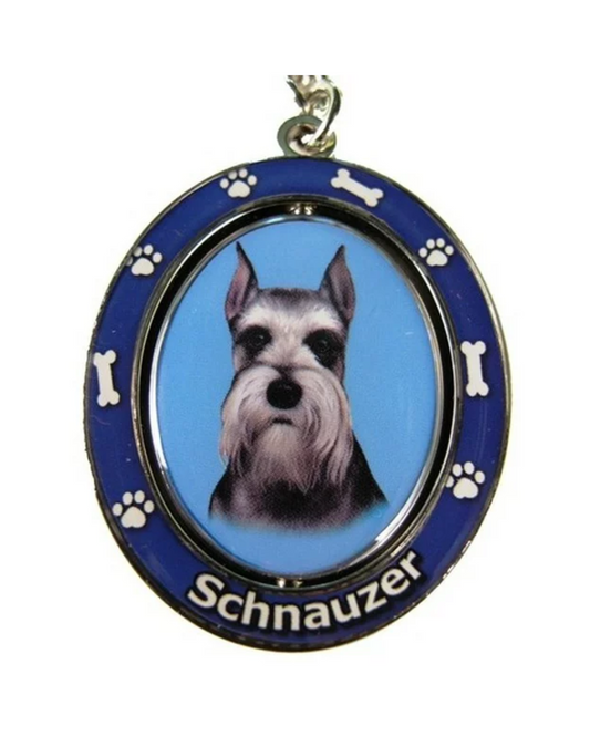 Schnauzer keychain