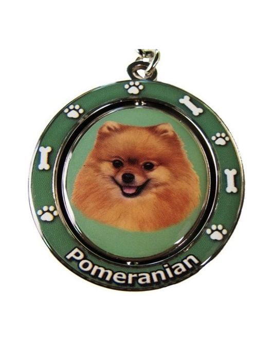 Pomeranian keychain