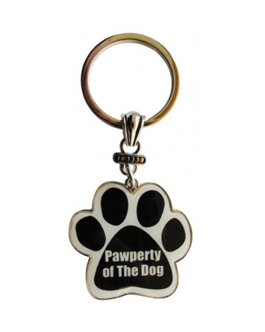 Pawperty of the dog Keychain