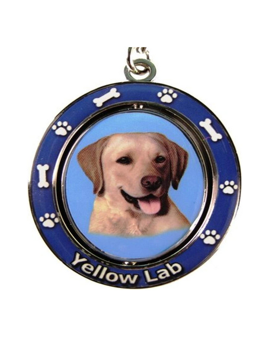 Labrador yellow keychain