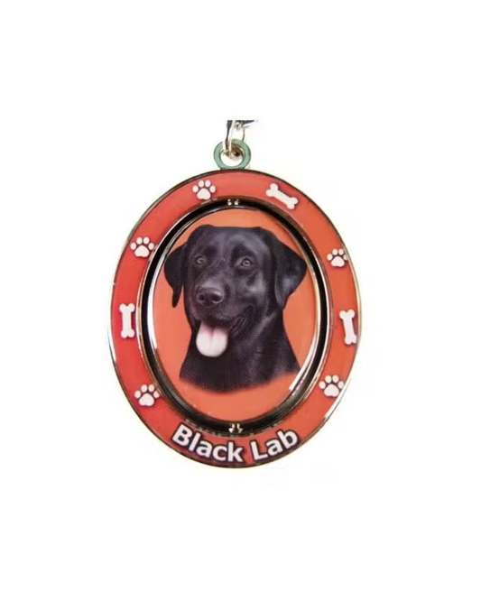 Labrador black keychain