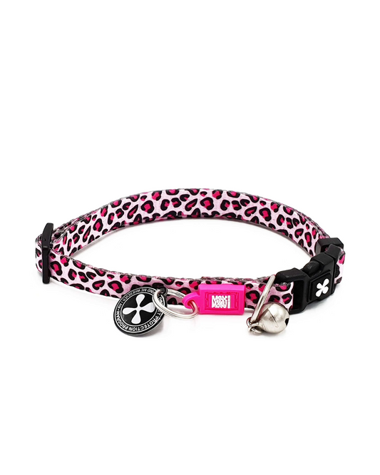 ID Cat Collar  Pink Leopard