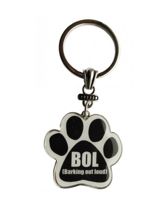 BOLBarking Out Loud Keychain