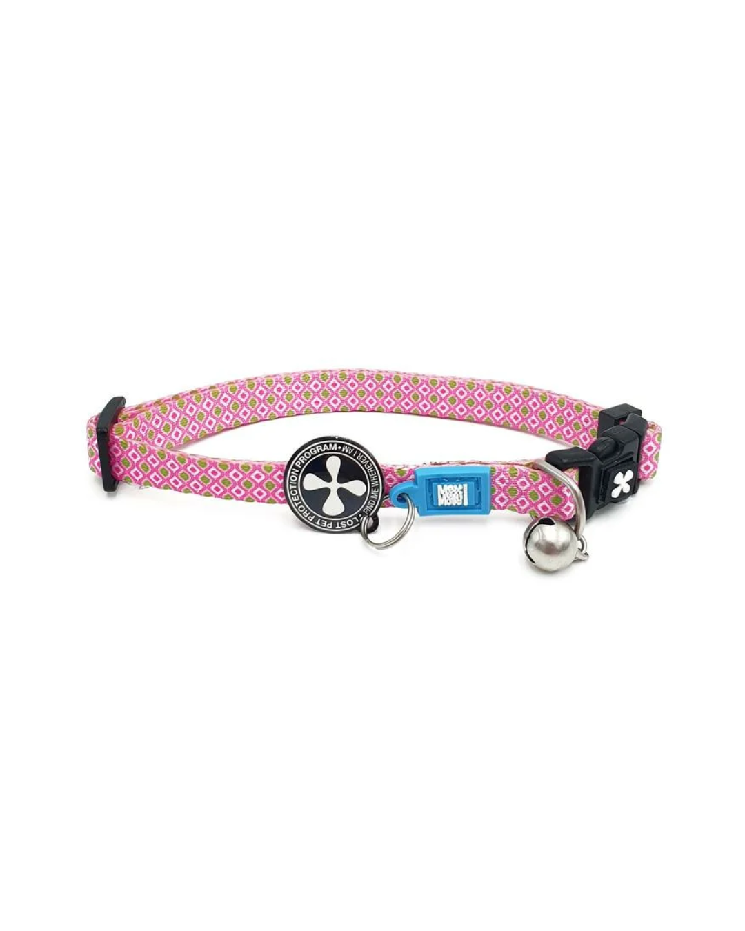 ID Cat Collar Retro Pink