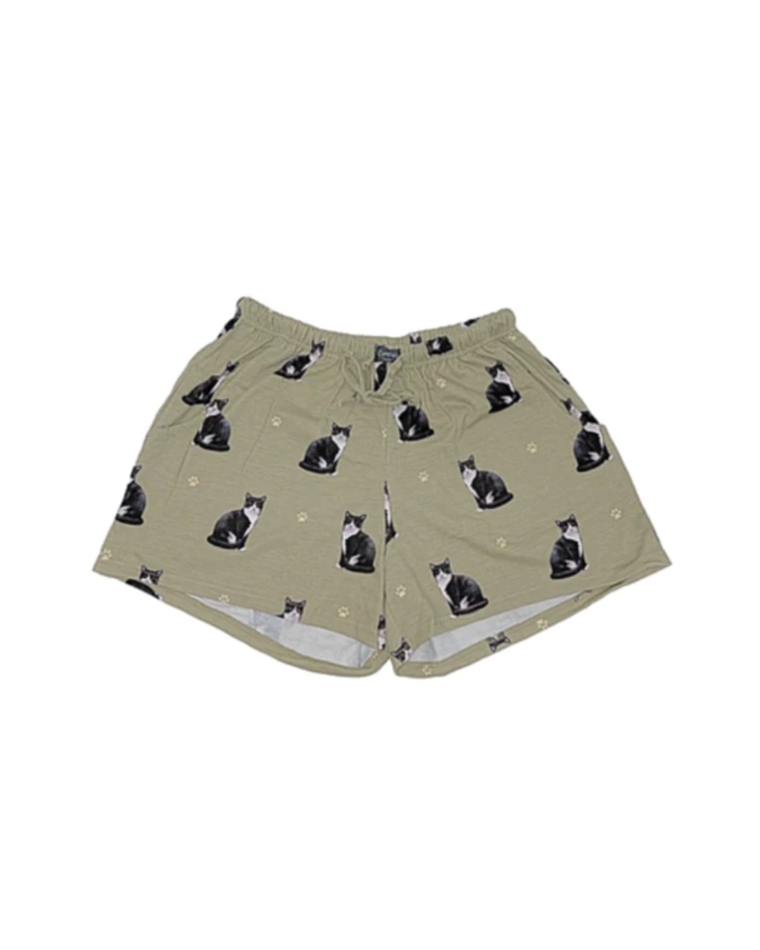 shorts Cat Black and w