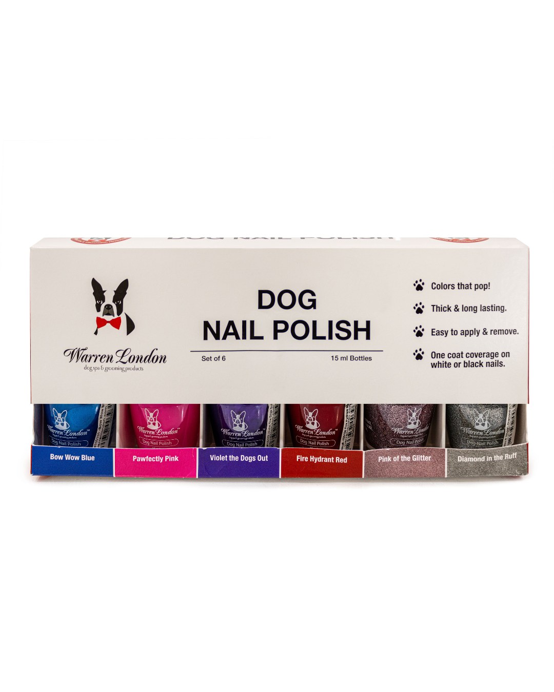 Dog Nail Polish Set of 6