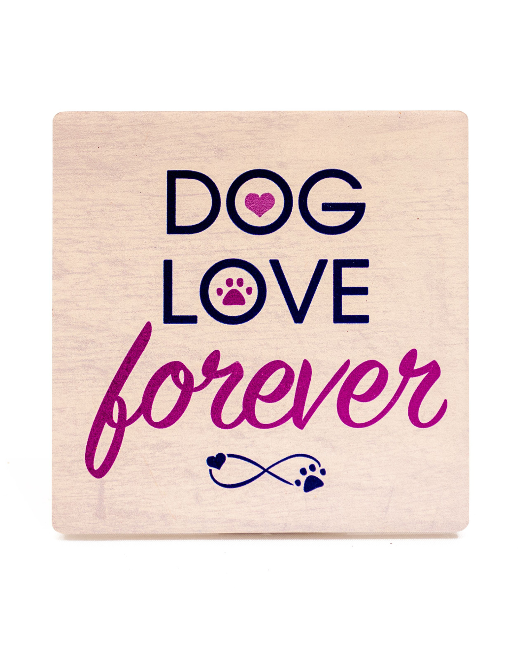 Individual Coaster  - Dog Love Forever